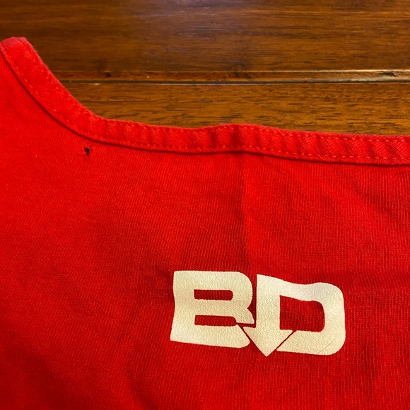 Bar Down Red Tank Top - Size S - Picture 5 of 5